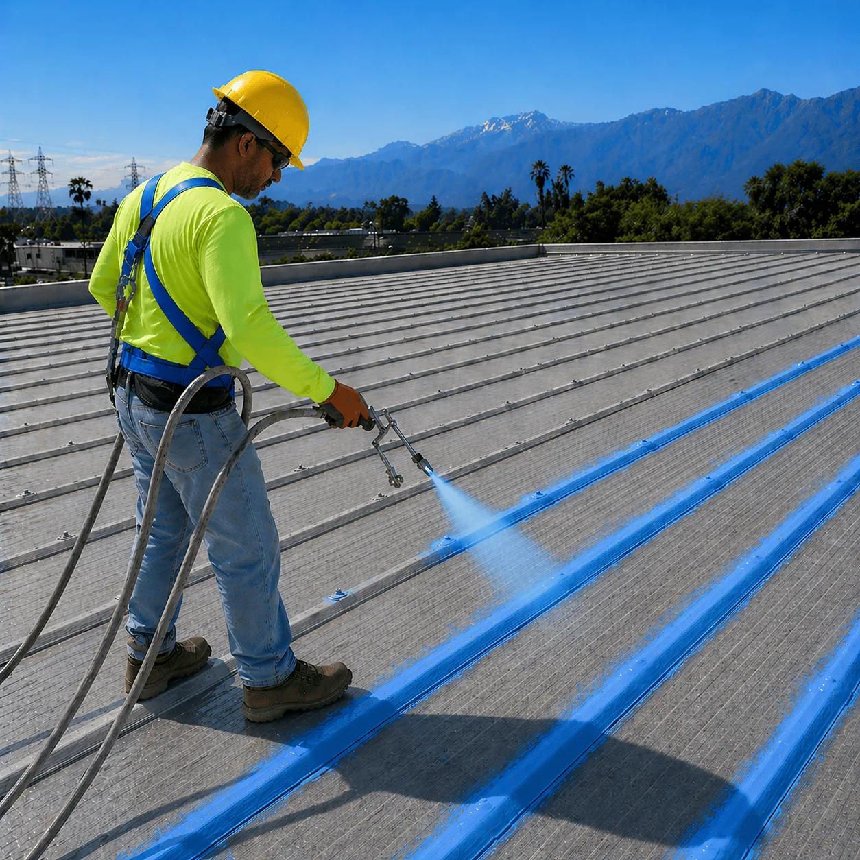 Commercial Roof Coating Restoration